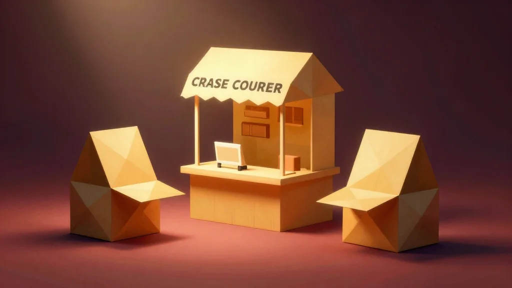CREASE COURIER // Paper Routing Office