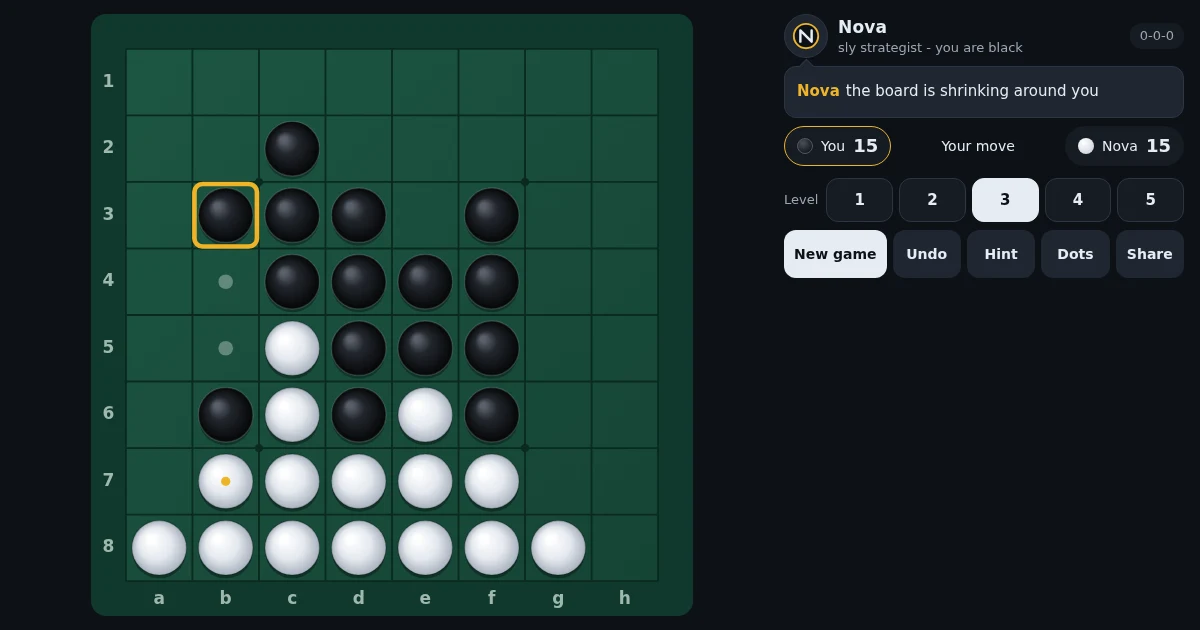 Reversi vs Nova