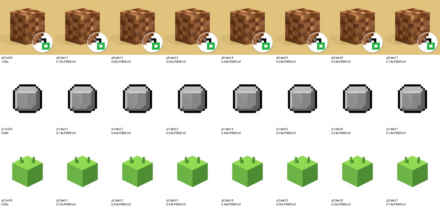 Exact Teleport Replay: Start steps 1-7 at 8 total steps